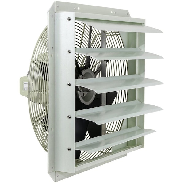 Iliving 20-Inch Corrosion Resistance Shutter Exhaust Fan, Single Speed ILG8SF20S-CR - main