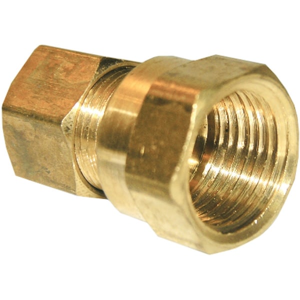 Westlake Pipe & Fittings 3/8'' Cx3/8'' FPT Brass Compression Adapter 17-6635 - main