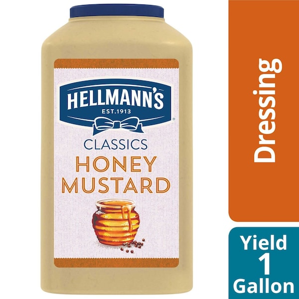 Hellmanns Classics Honey Mustard Salad Dressing Jug, 1 Gallon 25508 - main