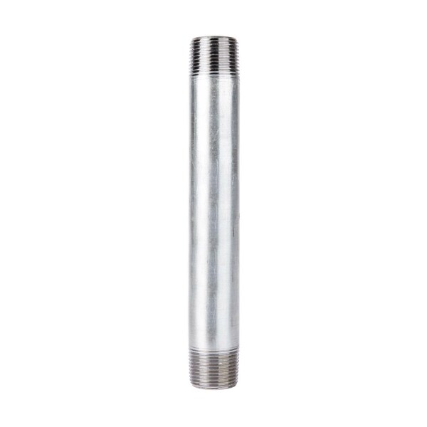 Ace Trading - Nipple 1-1/2 in. MIP each X 1-1/2 in. D MIP Galvanized Steel 9 in. L Nipple 303U112X9 - main