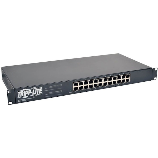 Tripp Lite Port Gigabit Ethernet Switch with 12 Outlet PDU 1U 24 NSU-G24 - main