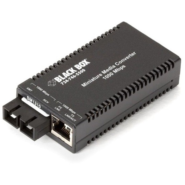 Black Box Black Box Media Converter, Ethernet to Singlemode Fiber SC LGC011A-R2 - main