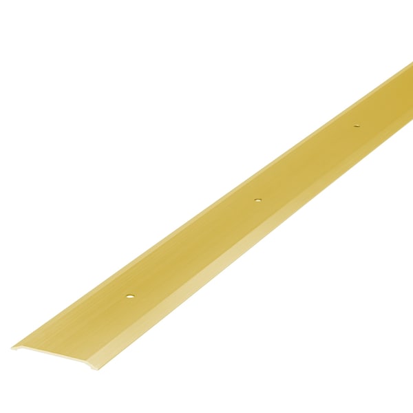 M-D Building Products 1-3/4 in. x 1/8 in. x 36 in. Gold Aluminum Flat Profile Threshold for Interior Doorways 09563 - main
