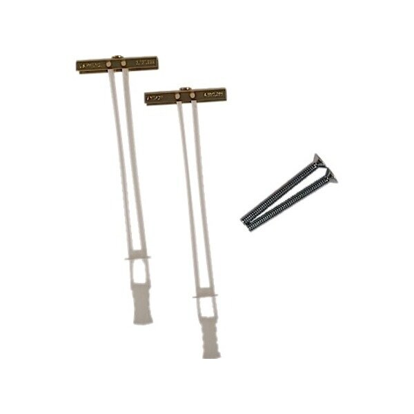 Crimson Av Hardware Pk of Toggle Bolts, Silver HT3 - main