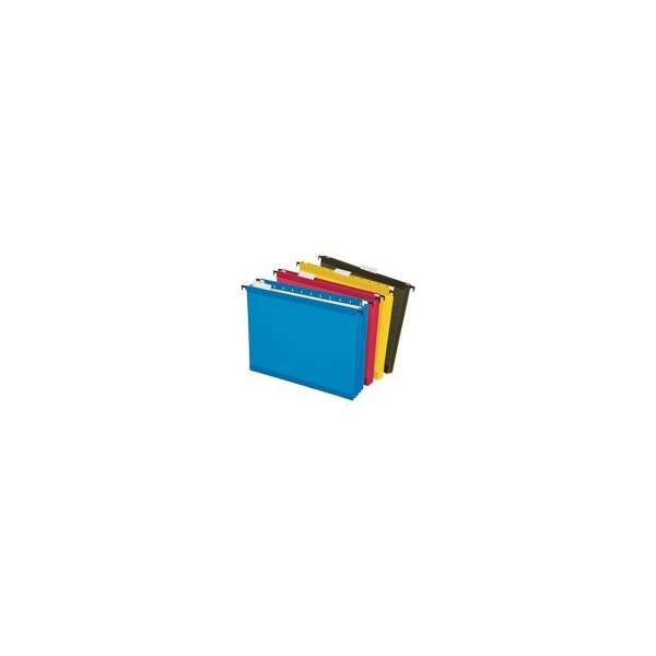 Pendaflex SureHook Letter Recycled Hanging Folder - 3 1/2in Folder Capacity - 8 1/2in x 11in - 3 1/2in, 4PK 9213 - main