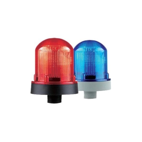 Edwards Signaling Warning Light, 120V AC, 65 FPM, 3 1/4 in Dia. 125LEDFB120AB - main