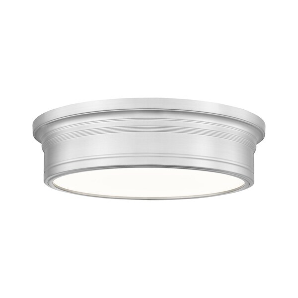 Z-Lite Bentley Brushed Nickel 1 Light Flush Mount 7702F16-BN-LED - main