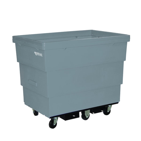 Royal Basket Trucks Cube Truck, Gray, Rubber G13-GRX-RFA-4HNN - main