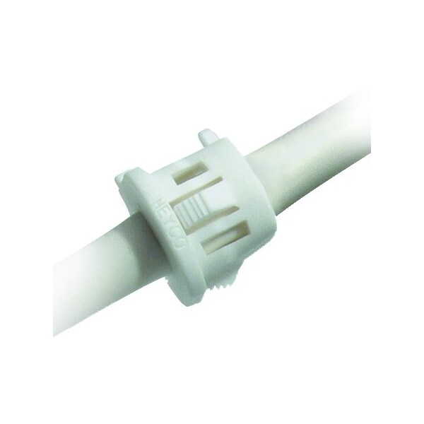 Heyco RDD Lockit Strain Relief Bushing, Round Cable, RDD 101A White, 1000PK 1871 - main