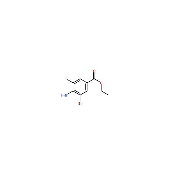 Ak Scientific 4-Amino-3-bromo-5-iodobenzoic acid ethyl ester (5g), CAS 437707-51-2 X5292-5g - main
