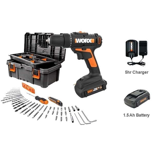 Worx WORX WX101L.3 Combo Drill Tool Box WX101L.3 - main