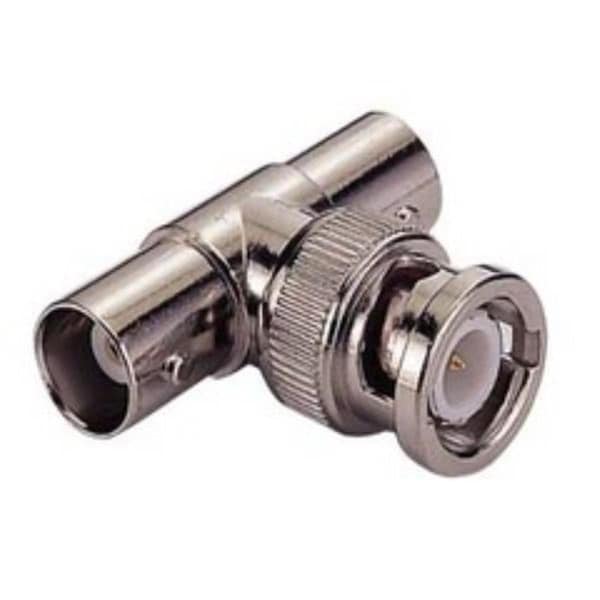 Cable Wholesale CableWholesale BNC Male to Dual BNC Female BNC T-Connector 31X1-05610 - main
