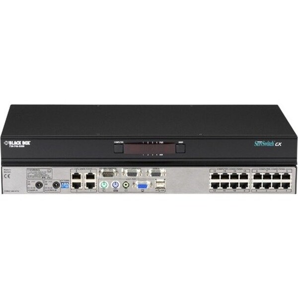 Black Box BLACK BOX Servswitch Cx Kvm Switch, (1) Analog Con KV0416A-R2 - main