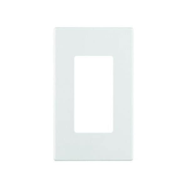 Decora Faceplate, Number of Gangs: 1 Thermoplastic Nylon, White 80301-W - main