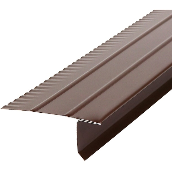 Amerimax Home Products F5 Galvanized Steel Drip Edge Flashing Brown 5701519120 - main