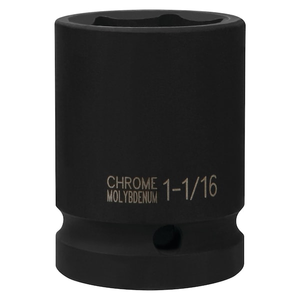 Performance Tool 3/4 in. Dr. 1-1/16 Impact Socket, 6 pt, CrMo, Impact Rated M740-34 - main