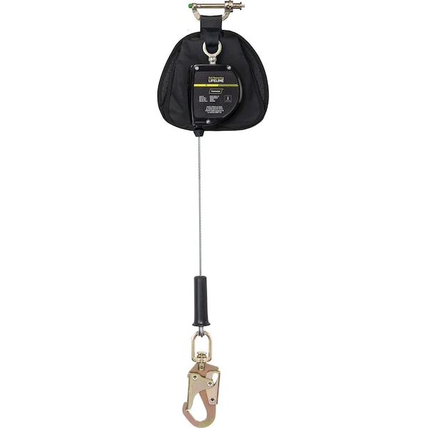 Ironwear 8' Cable Class 2 LE SRL w/ Swivel Steel Snap Hook 2208-SSH-LE - main