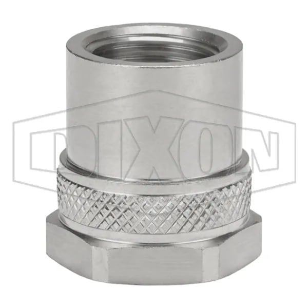 Dixon The Right Connection Garden Hose Adapter, 3/4-11-1/2 x 1/2-14 Nominal, FGHT Rigid x FNPTF End Style 5011208SS - main