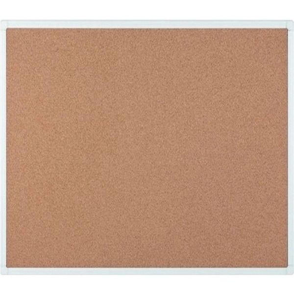 Mastervision Antimicrobial Cork Board 4x8' White Aluminum Frame BCA211226 - main