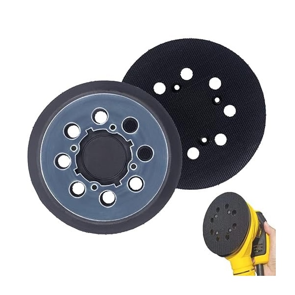 Diskit Gripit Abrasive Sanding Pad 52928: Firm, 5", PSA, 8 Hole, Low Profile MADE IN USA 52928 - main