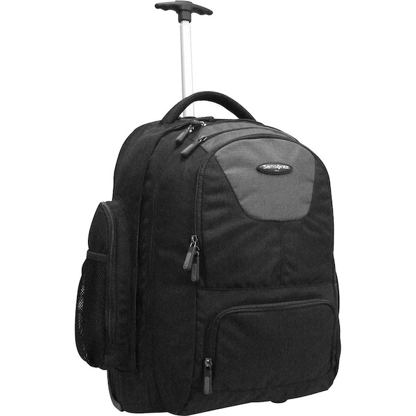 Samsonite Wheeled Backpack, 14 x 8 x 21, Black/Charcoal 178961053 - main