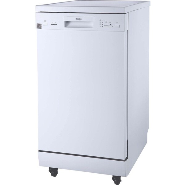 Danby Products Danby Portable Dishwasher, 8 Place Settings, 115V, White DDW1805EWP - main
