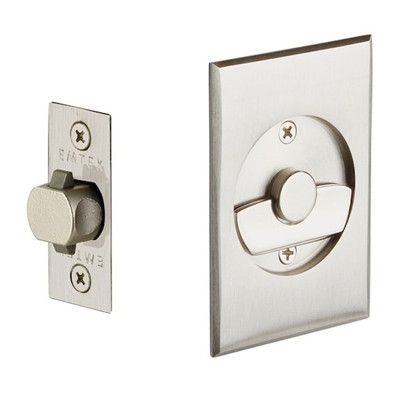 Emtek Pocket Door Locks Privacy Satin Nickel 2015US15 - main