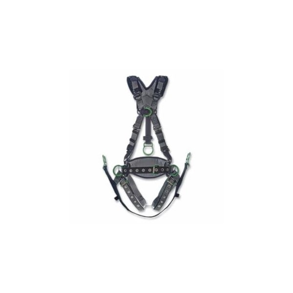 Msa Safety V-FIT, Derrick Harness, Chest and Hip D Rings, Super Extra Large, Tongue Buckle Leg Straps 454-10195207 - main
