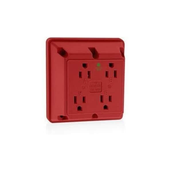 Leviton Four-In-One Receptacles 15 Amp, 125 Volt 1254-HR - main