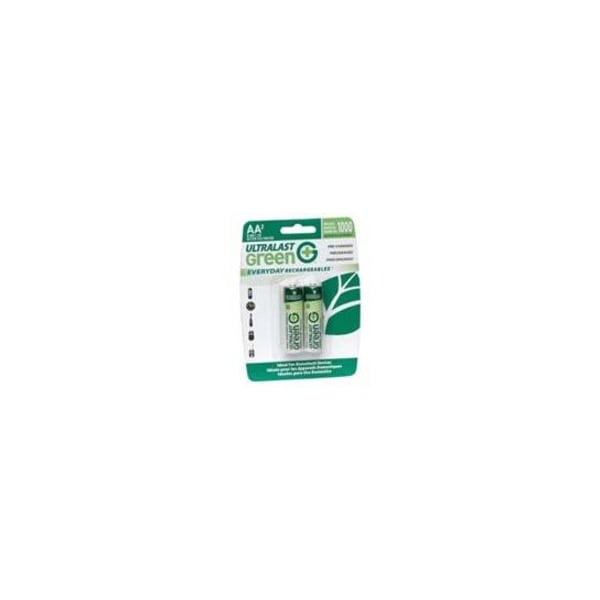 Ultralast Battery 1.2 Volt Nickel Metal Hydride Ultralast Everyday AA 2 Pack ULGED2AA - main