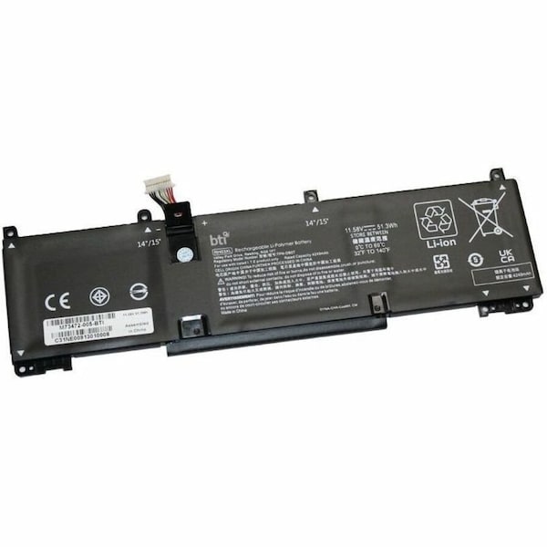 Battery Technology BTI 3-CELL 11.58V LI-ION NOTEBOOK BATTERY FOR HP ELITEBOOK 630 G9 M73472-005-BTI - main