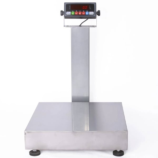Prime Systems Industrial Bench scale 16x12 Stainless steel platform and indicator 400 x .2 lb PS-916-16x12 - main