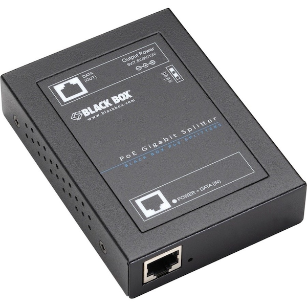 Black Box Black Box PoE+ Ethernet Splitter, Gigabit Network Devices, 802.3at Rated LPS2001 - main