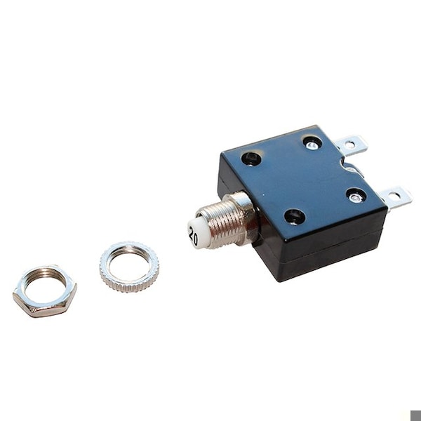 Optifuse Circuit Breaker, CBW58 Series, 50A, 250V AC, 1kA at 250V AC, 300A at 50V DC CBW58-HS-20A-5C - main