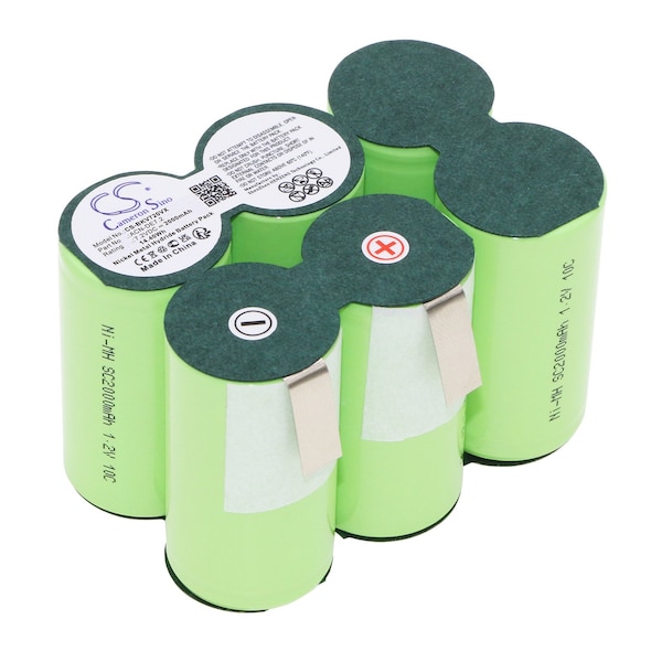 Ilc Replacement Vacuum Cleaner Battery, 7.2V, 2000mAh BLACK & DECKER DUSTBUSTER DV7205N H2 BATTERY - main