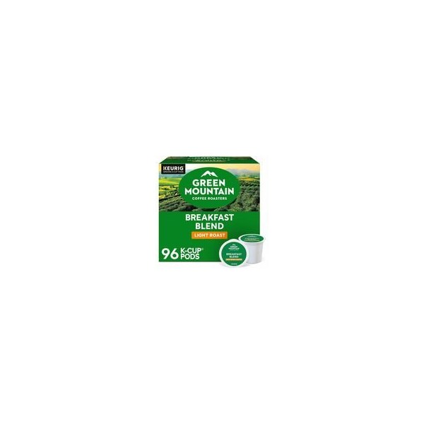 Green Mountain Coffee Roasters K-Cup Breakfast Blend Coffee, Compatible with K-Cup Brewer, Light, K-Cup, 24PK 5000378718 - main