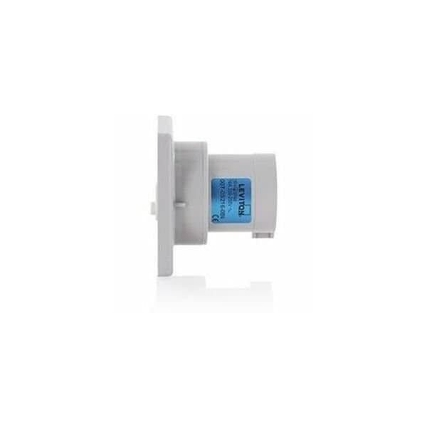 Leviton Pin & Sleeve Inlet, 16 A, 208/250V AC, 4 Pole, Blue S416-B9 - main