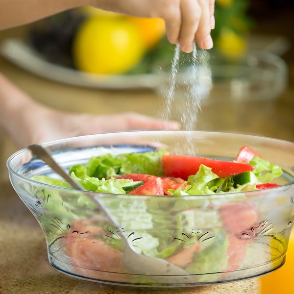 Smarty Had A Party 10 oz Clear Floral Round Disposable Plastic Soup Bowls 240 Bowls, 240PK 721-CASE - main