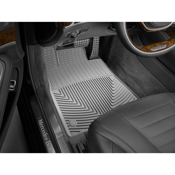 Weathertech Grey Front All-Weather Floor Mats, 2024 - 2025 Toyota Tacoma Hybrid W698GR - main