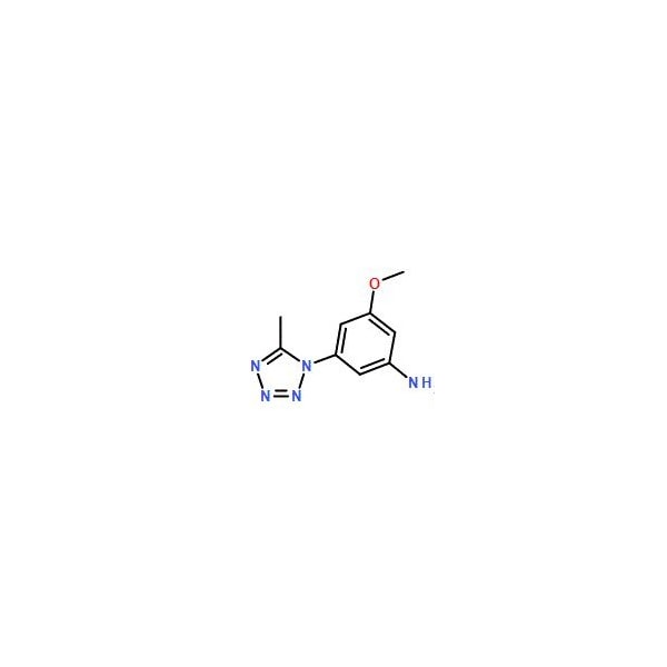 Ak Scientific 3-Methoxy-5-(5-methyl-tetrazol-1-yl)-phenylamine (100mg), CAS 799262-39-8 9905AE-100mg - main