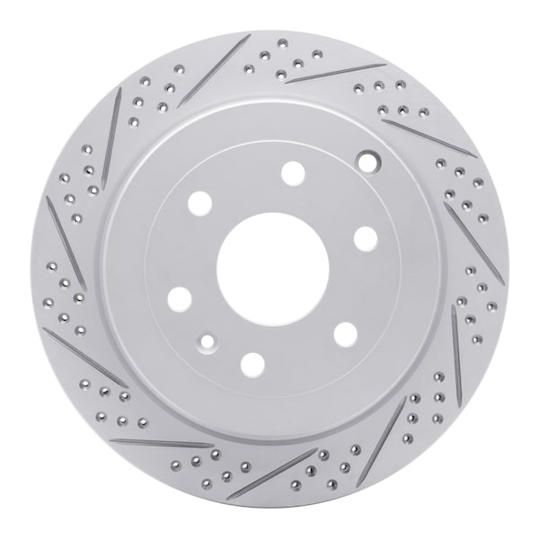 Dynamic Friction Co DFC Geoperformance Rotor - Drilled and Slotted 830-48055L - main