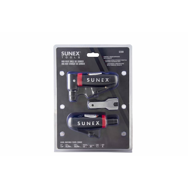 Sunex Two Pack Of Mini Die Grinders Sx301B and Sx307B SX300 - main