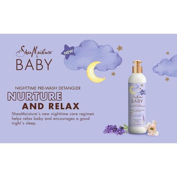 Shea Moisture Baby Manuka Honey and Lavender Pre Wash Hair Detangler, 8 Fluid Ounce, 12PK 68673897 - main