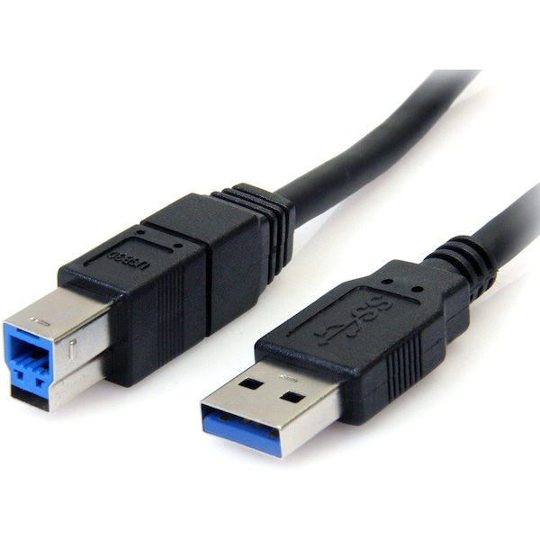 Startech.Com 6 FT BLACK SUPERSPEED USB 3.0 CABLE AB USB3SAB6BK - main