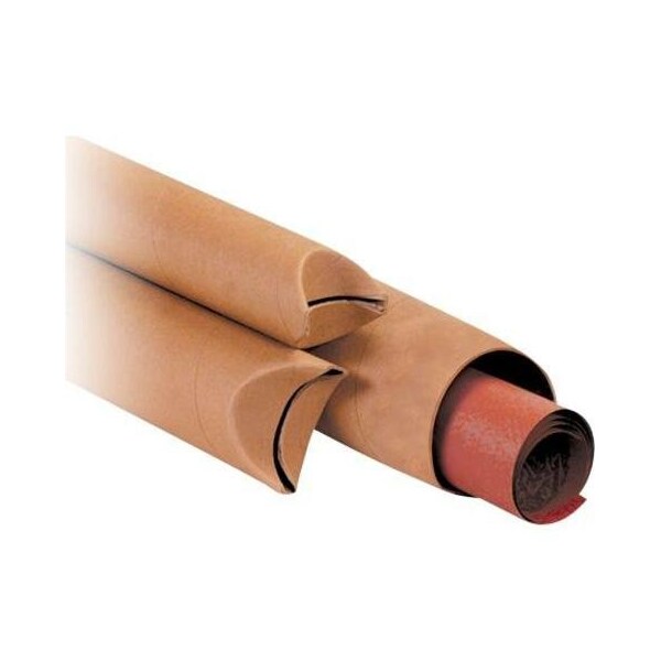Partners Brand Crimped End Mailing Tubes, 2" x 18", Kraft, PK50 S2018K - main