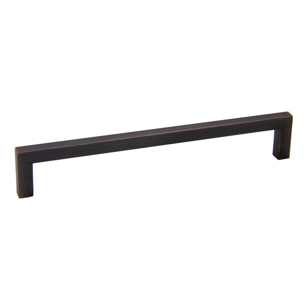 Pride Industrial 8in Modern Square Cabinet Pull with 7-1/2in Center to Center Oil Rubbed Bronze Finish P8722910B - main