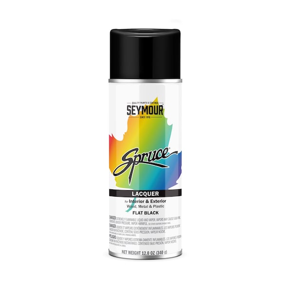 Seymour Of Sycamore Seymour Spruce Lacquer Spray Paint, Flat 98-30 - main