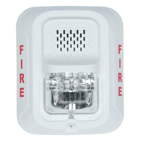 System Sensor Horn Strobe, Marked Fire, Wall or Ceiling P4WL - main