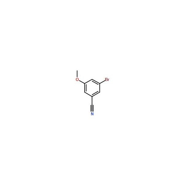 Ak Scientific 3-Bromo-5-methoxybenzonitrile (1g), CAS 867366-91-4 W8908-1g - main