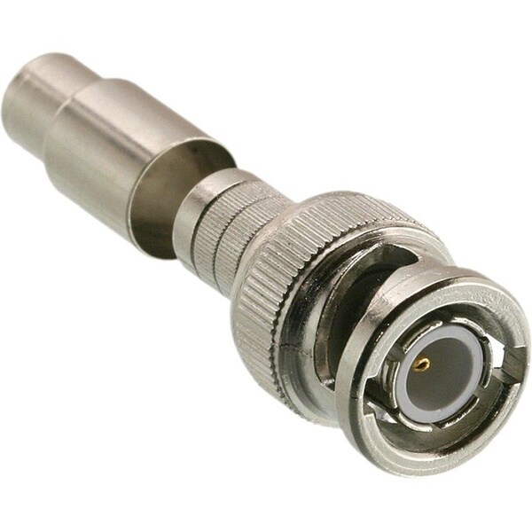 Gem By Triplett RG59 PVC, RG6 TFE BNC Male 2 Pc Cr, PK10 301-4TP - main